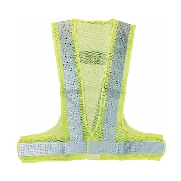 メッシュ安全ベスト 527026 蛍光イエロー 5270-KY 1点...