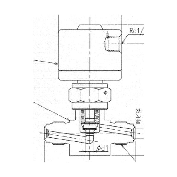 フジキン SUS鋼製自動ベローズバルブ＿1MPa＿FP-71 FP-71-9.52-PI#A 1点