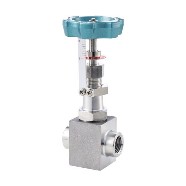 一般調整CV値5 SUS鋼製ニードルバルブ 開度表示付 3.92MPa UH-14G