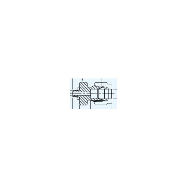 Fujikin ニューV-Lok 2圧縮リング喰い込み式 ステンレス鋼製 VUWH-4XM5-HAV-V 1個