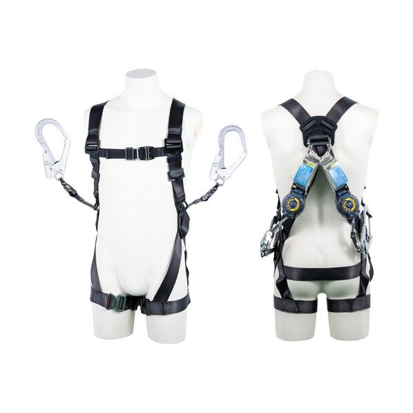 黒影ハーネス (巻取式ランヤード2本タイプ)