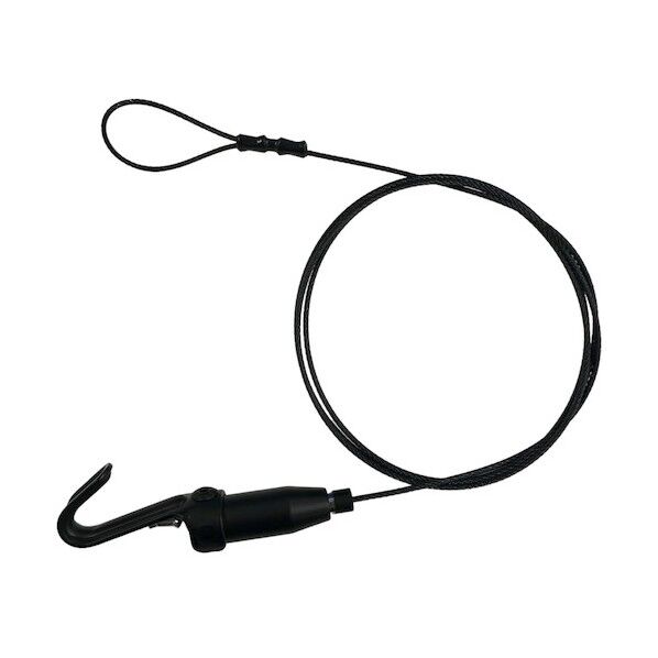 ワイヤー自在25 径1.5mm 長さ1.0m ブラック 1106-BB 1点...