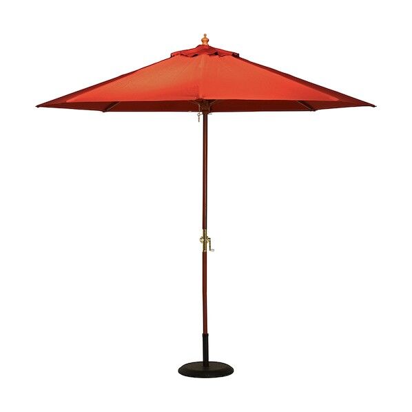 木製 パラソル 60156 エンジ ガーデンパラソル 1個