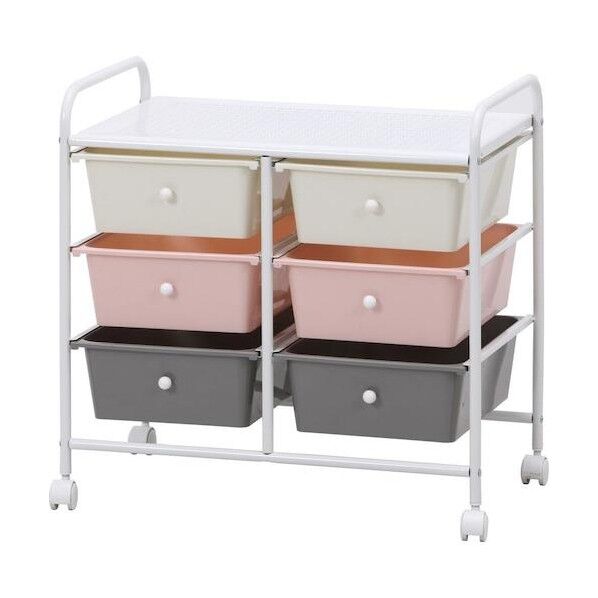 ※法人専用品※ キッズ収納3段 color 6マス 38295 1点