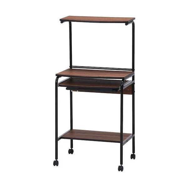 シンプルPCデスク フィット BR ブラウン