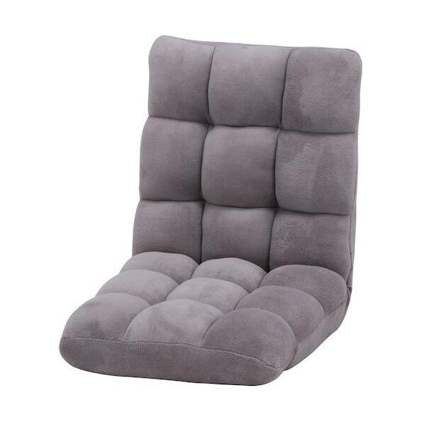 ふわもこ フロアチェア グレージュ 38148 1点...