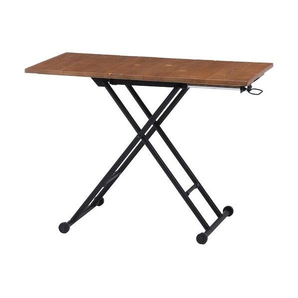 昇降テーブル シルビア アンティークブラウン 19241 1点...