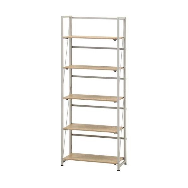  折りたたみシェルフ アロン5段 NA 73645 1点...