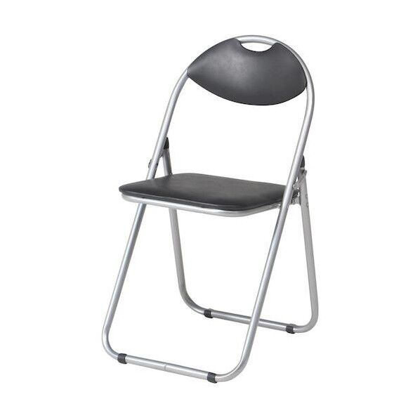  パイプ会議イス FB-030(1010BK) 88626 6脚...