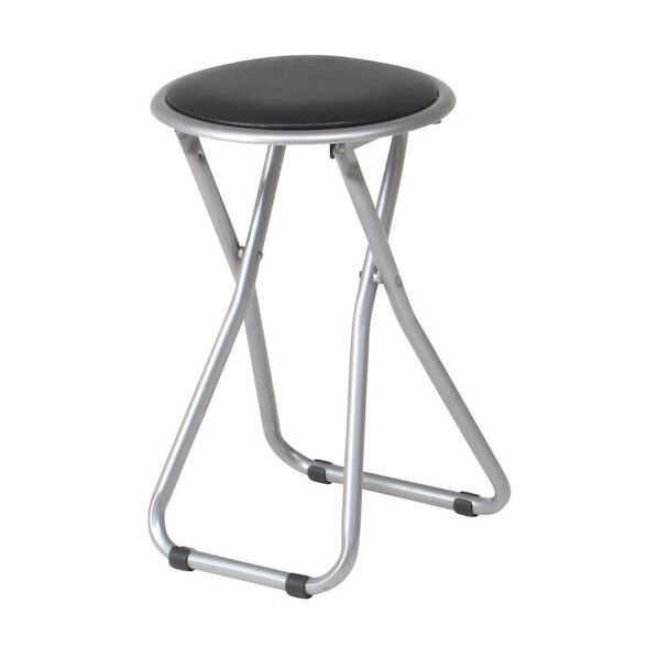 パイプ折りたたみイス FB-02BK(1010BK) 88624 6脚...