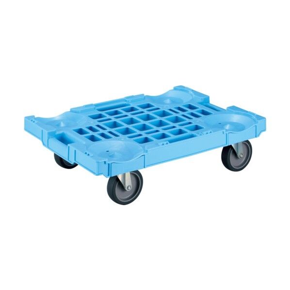 折り畳みコンテナ用樹脂平台車 627723 ピタキャリ502
