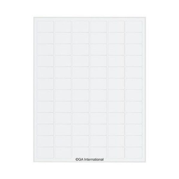 透明リムーバブル低温ラベル レーザープリンタータイプ 72ラベル TRCL-9 16シート