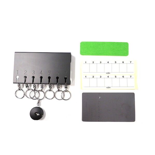  キーハンガー&キーホルダーセット ブラック NO.400BK 1セット...