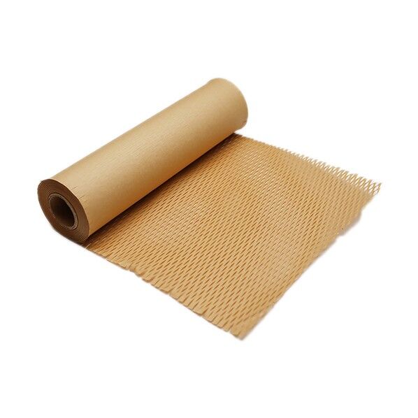 ※法人専用品※グリーンクロス ハニカムクッションペーパー 30cm×40M 茶 6300056017 1巻...
