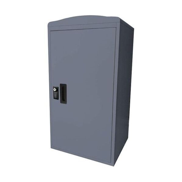 宅配ボックス ダイヤル/キー2way 73L大容量 工事不要 盗難防止 グレー