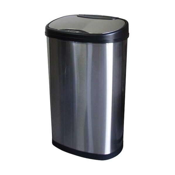 2分別ごみ箱 50L大容量 センサー自動開閉式 ステンレス お手入れ簡単 スリム