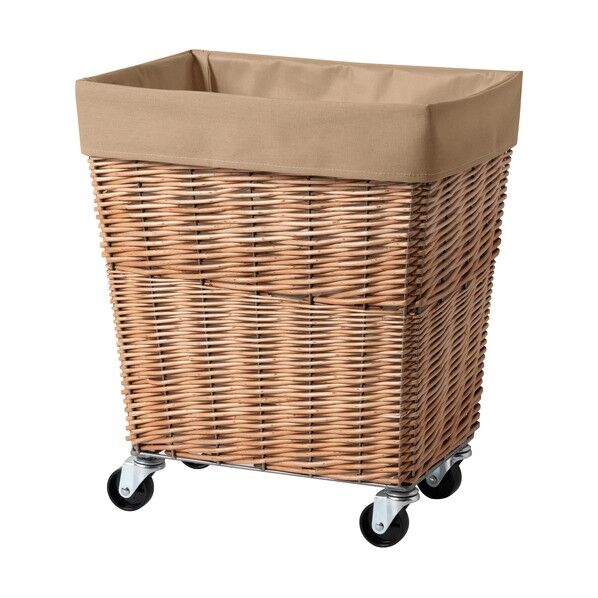 脱衣かご WILLOW LAUNDRY BASKET With CASTER 34L BE 6300054606 1個