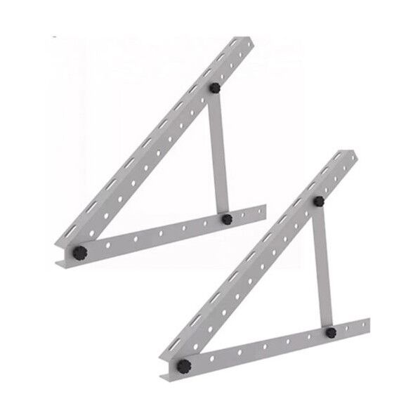 ソーラーパネル架台 100~200cmパネル対応 10~60℃ 角度調節可 高強度 6300051880 1台