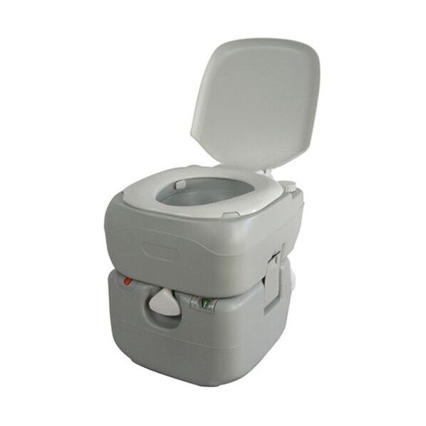 ポータブル水洗トイレ 21Lタイプ 水源不要 持ち運び簡単 介護 アウトドア 6300051858 1台...