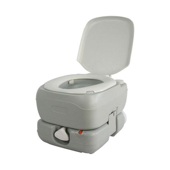 ポータブル水洗トイレ 12Lタイプ 水源不要 持ち運び簡単 介護 アウトドア 6300051857 1台...