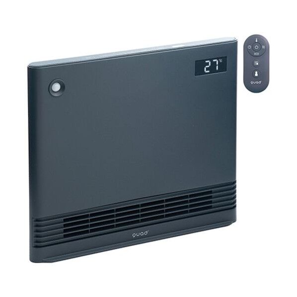 大風量ワイドセラミックヒーター3段階切替運転グレー