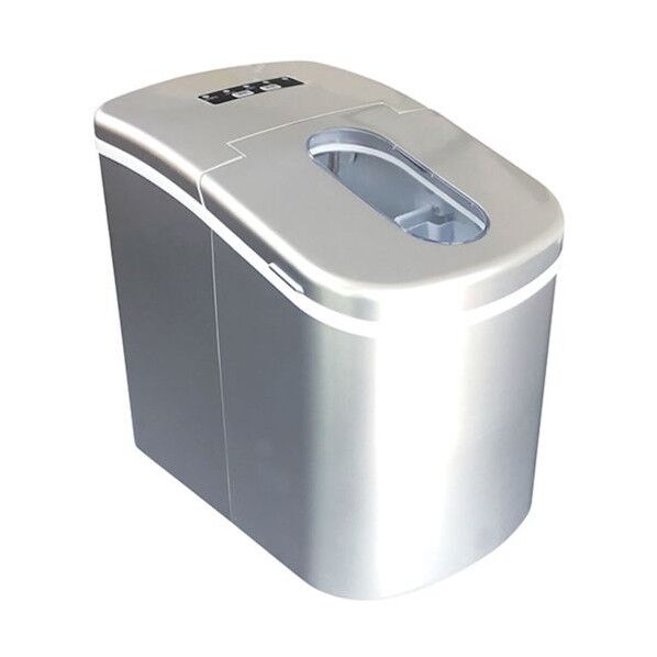  小型高速製氷機 家庭用 最短6分 コンパクト お手入れ簡単 アウトドア シルバー 6300051842 1台...