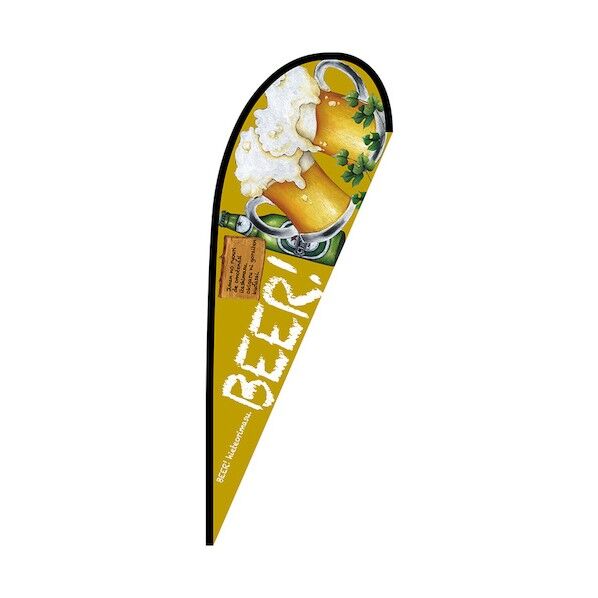 のぼり Pバナー大 BEER No.64318 W1250×H3300
