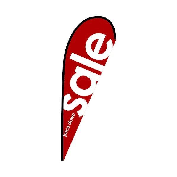 のぼり Pバナー大 sale 赤 No.64304 W1250×H3300