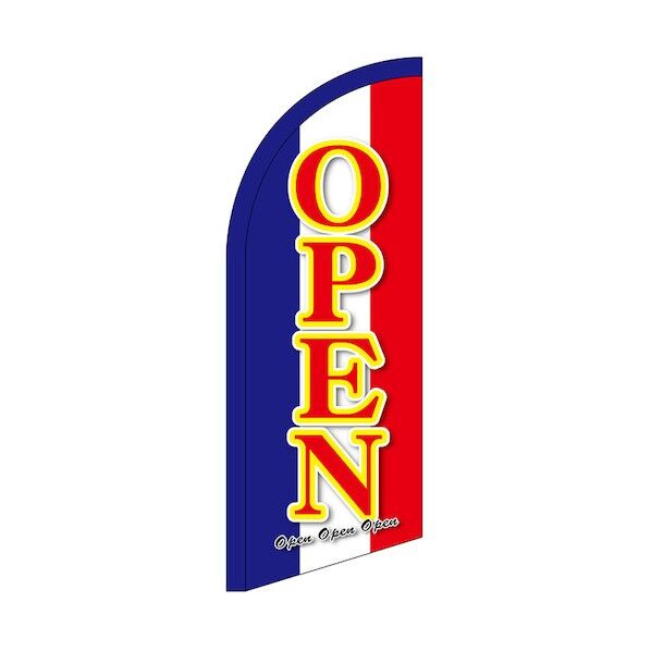 のぼり セイルバナーミニ OPEN No.42734 W710×H1960