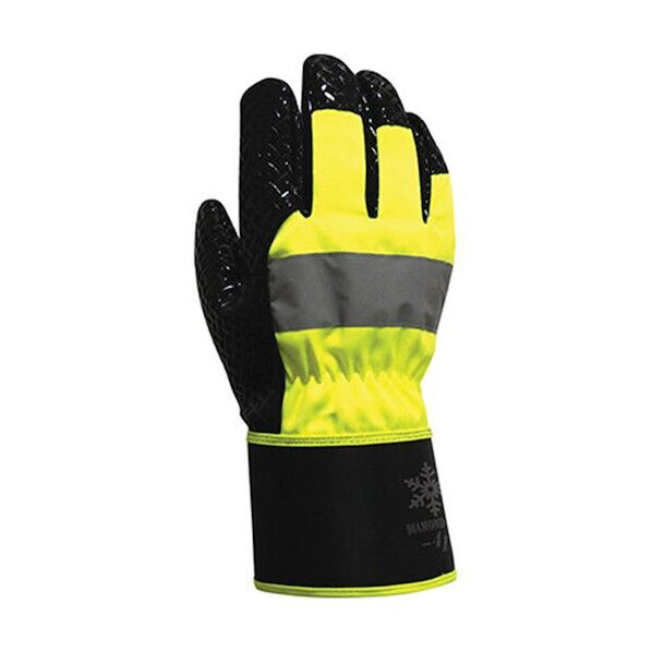  防水防寒手袋 防寒セキュアサーモネオ 蛍光イエロー A-933 Lサイズ 6300051300 1双...