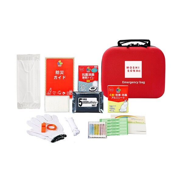 エマージェンシーdeバッグ12点防災セット 6300054667 1式...