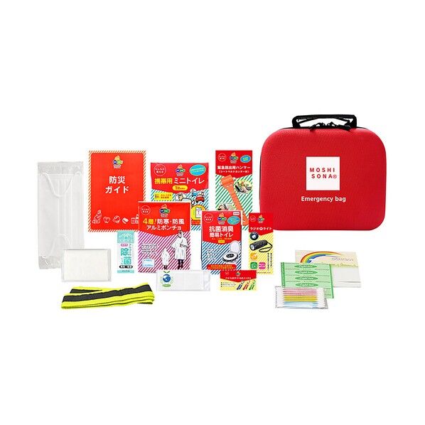  エマージェンシーdeバッグ車載15点防災セット 6300054670 1式...