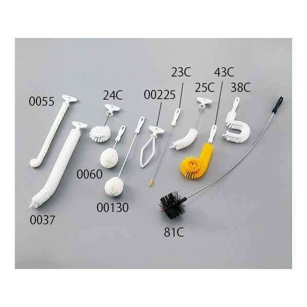 洗浄ブラシ(丸底フラスコ用) 310×115×208mm 38C 7-5614-29 1個