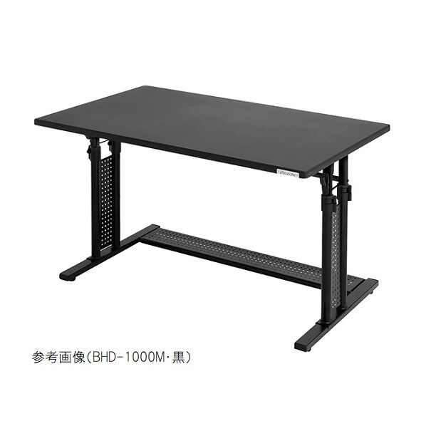 昇降式パソコンデスク BHD-1000M-WH 3-701-02 1台
