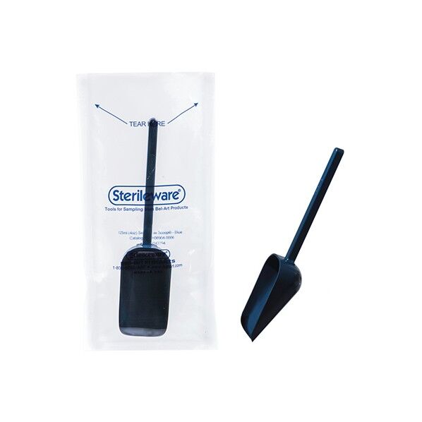 滅菌サンプリングスコップ 金属探知反応タイプ H36904-0006 125mL 3-6362-02 100個
