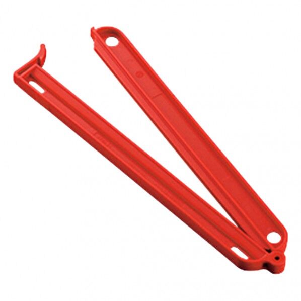 バッグクランプ 220mm 赤 99914 3-6834-02 5個