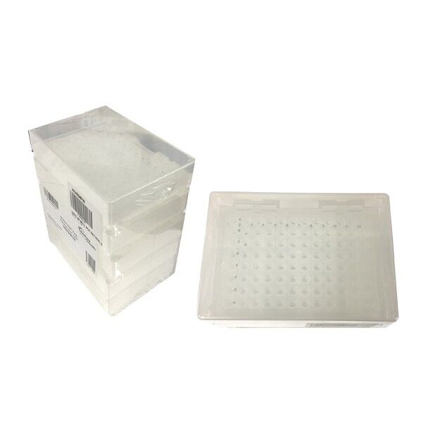 96ウェルPCRラック 透明