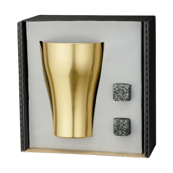  金色のタンブラー1個&アイスストーン2個セット 6300052147 1組...