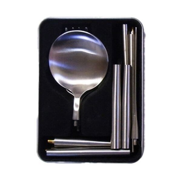 カトラリー4点セット 携帯用食器 ステンレス製 分解収納 ケース付き アウトドア