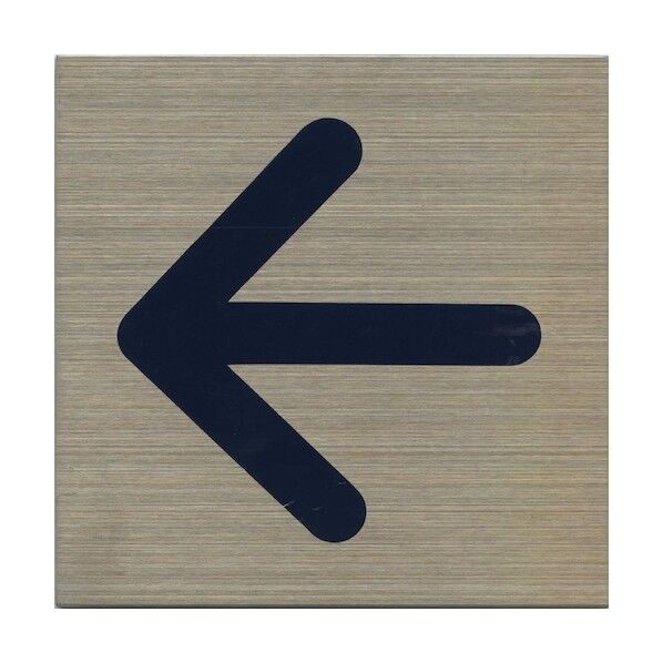 サインプレート ステンレス タイプB ST-B 006【←】 6300048162 1枚