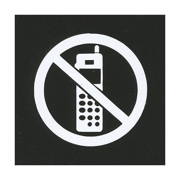 サインプレート アクリルマットブラック タイプR ACMBR-007【動物禁止マーク】 6300048354 1枚