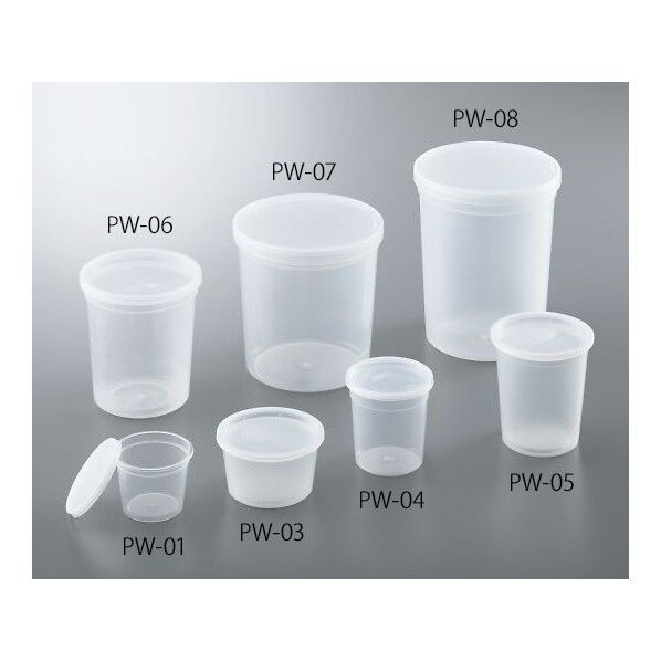 ディスポPPサンプル保存容器 PW-01 120mL 4-781-01 300個