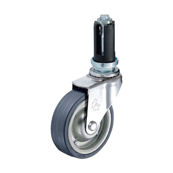 EUシリーズ自在プレスタイヤ車75mm 平戸車 4203EUPR75 1個