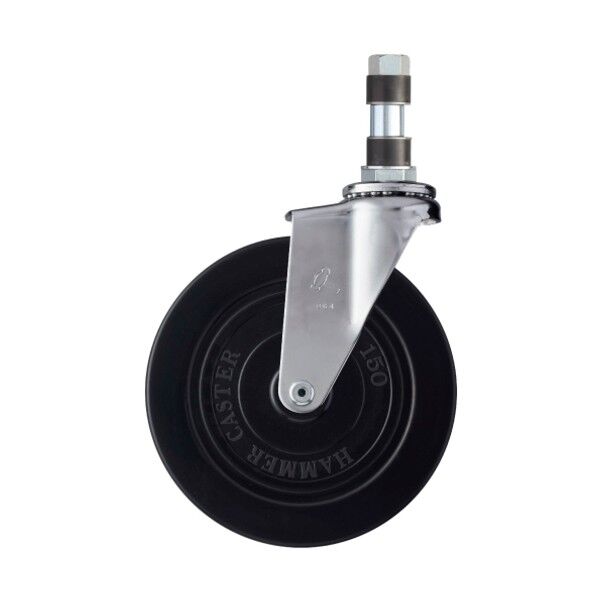 パイプ差込自在ゴム車150mm