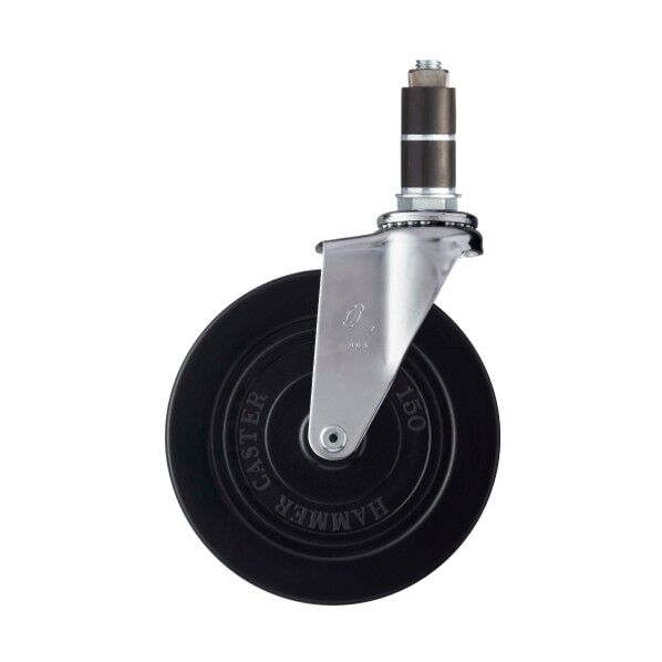 パイプ差込 ゴム車150mm