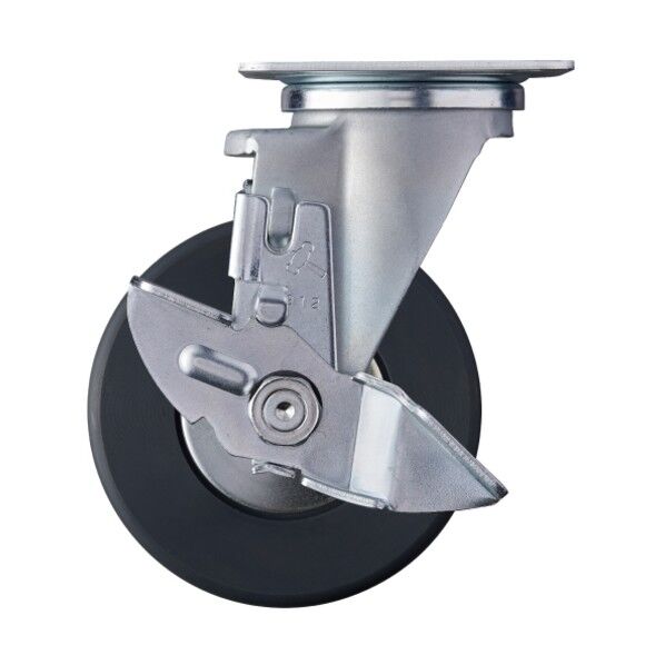 特殊鋼板製 自在 SP付 MCナイロンB車125mm 413YS-MCB125 1点