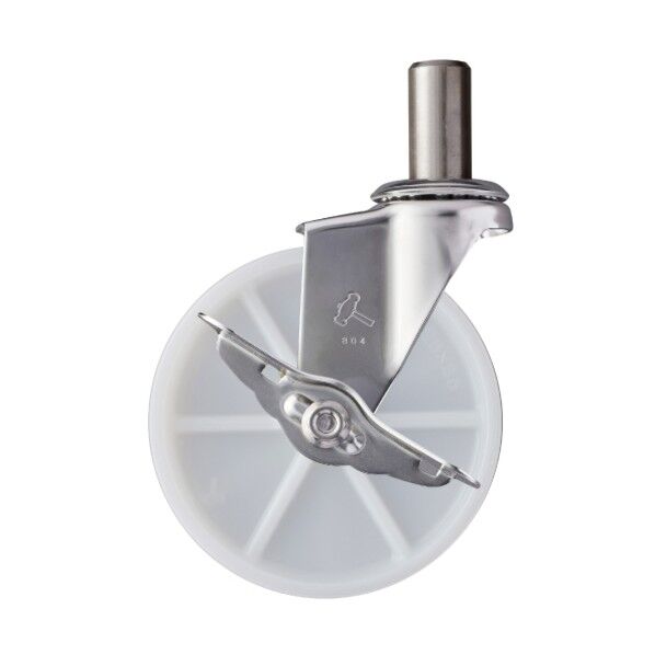 EKシリーズオールステンレス自在SP付ナイロン車125mm 315EK-N125 1点
