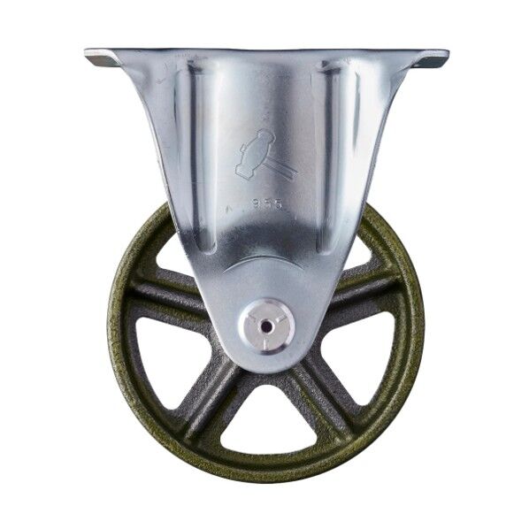 プレート式固定鋳物キャスター 125径 Sシリーズ 420SR-C125 1点