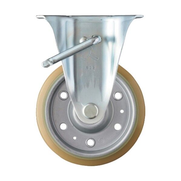 旋回式ウレタン車輪(ローラーベアリング)100mm ストッパー付 419S-URB100 1点