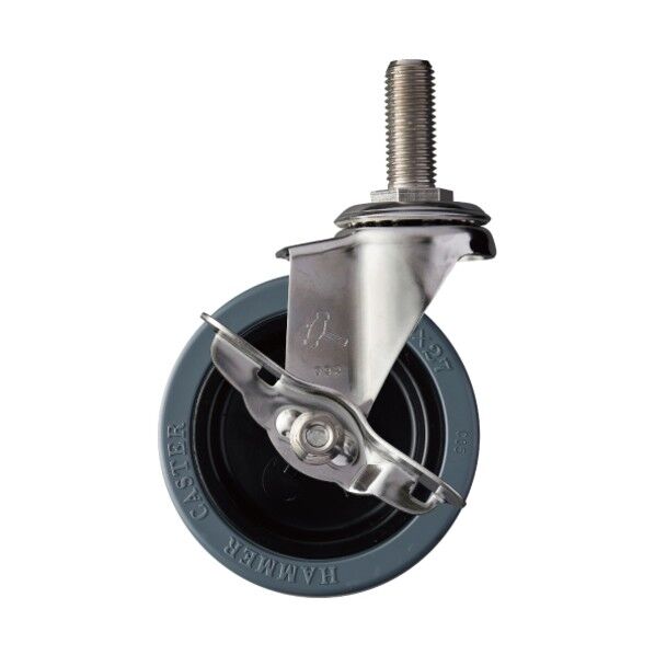 EAシリーズオールステンレス自在SP付ゴム車85mm 315EA-RN100 1点